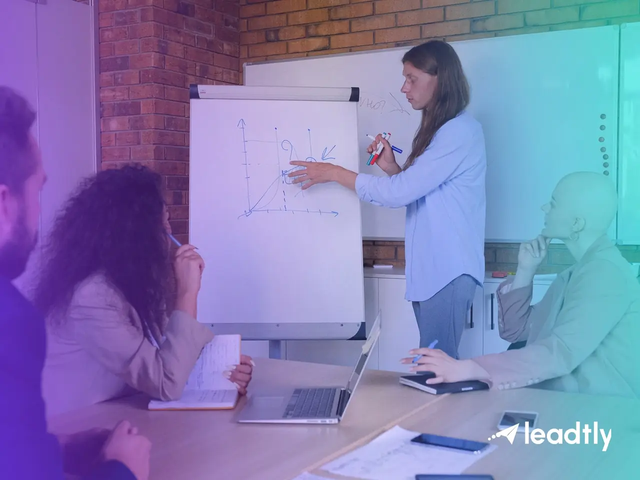 Equipo en una sesión de capacitación